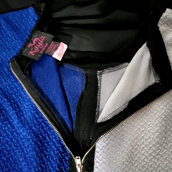 Multi Color Block Midi Dress w/Zipper in the back. Beautiful dress.  This dress - Picture 4 of 6